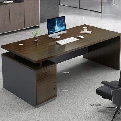 Study Room Single Computer Desk  Office Furniture Nordic Designer Staff Office Desks Nordic Simple Boss Training Office Desk GZ