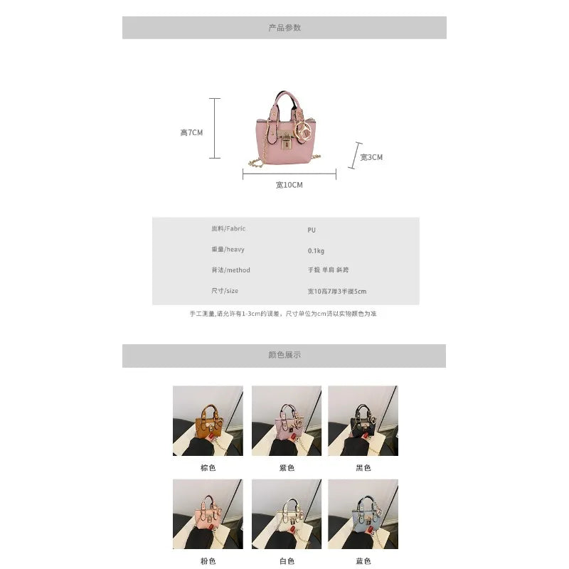 Mini small bag female 2026 new trend Joker leisure one-shoulder diagonal bag small luxury handbag bag