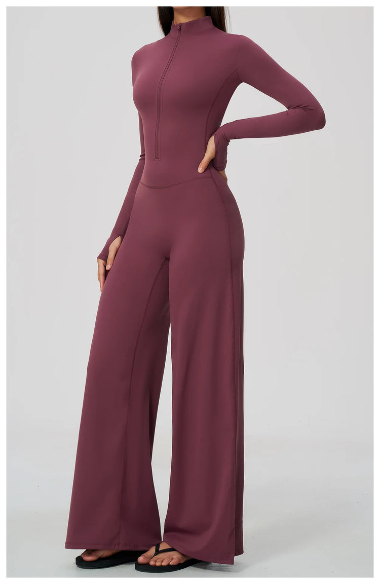 Summer Long Sleeve Yoga Suit Women's Tracksuits Gym Clothes Training Sportswear Fitness Sports Bodysuit Female Workout Overalls