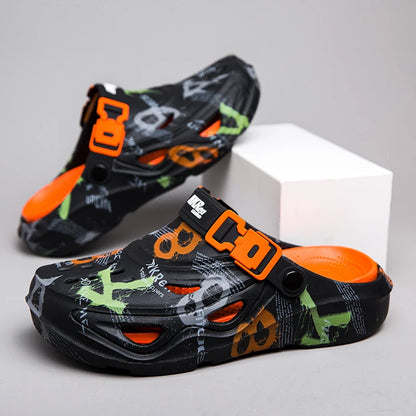 Dropship Men's Sandals Outdoor Slippers Beach Comfortable Slides Thick Soft Clogs Water Shoes Men Casual Shoes Men Beach Sandals