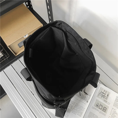 HOCODO Waterproof Women Travel Handbag Large Capacity Ladies Messenger Bag Solid Color Female Crossbody Nylon Shoulder Bag Women