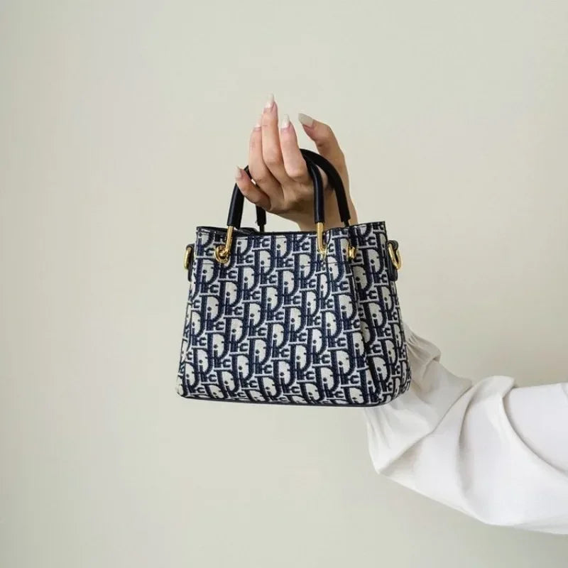 Elegant Ladies Tote Bag Handbags Leather By Luxury Brand Famous Designer Popular Classic For Women Fashion