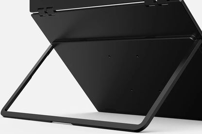UPERFECT Delta Mega 23.8 Inch 100Hz Dual Screen Stacked Computer Display 1080P 360° Folding Triple Extender Monitor with Speaker