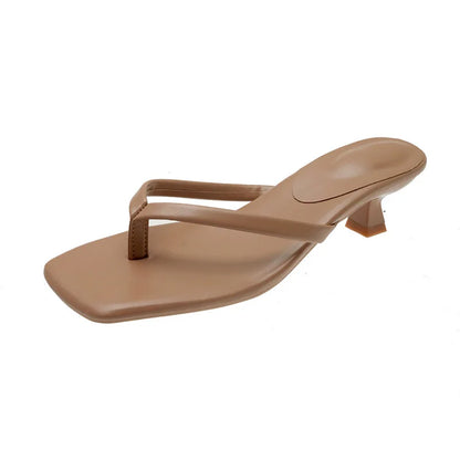 Female Summer Sexy Heels Fashion Sandals Slides Ladies Shoes Flip Flops Luxury High Heels Slippers Shoes Women Pumps