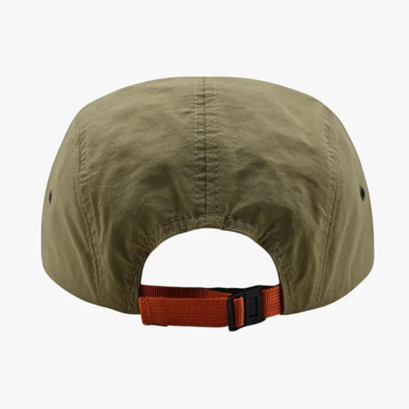 Japanese-style short-brim baseball cap for spring and summer, quick-dry, sun-protective, unisex street soft-brim sun hat