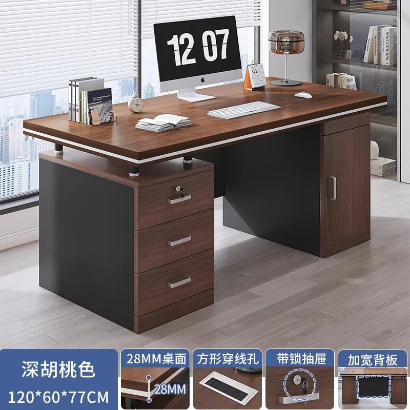 FG Display Luxury Office Desk Bedroom Reception Design Drawers Office Desk Unique Storage Universal Tavolino Postmodern Furnitur