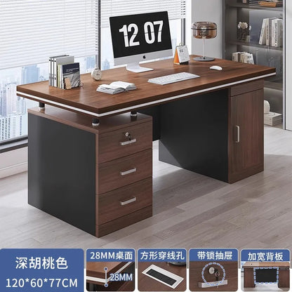 FG Display Luxury Office Desk Bedroom Reception Design Drawers Office Desk Unique Storage Universal Tavolino Postmodern Furnitur