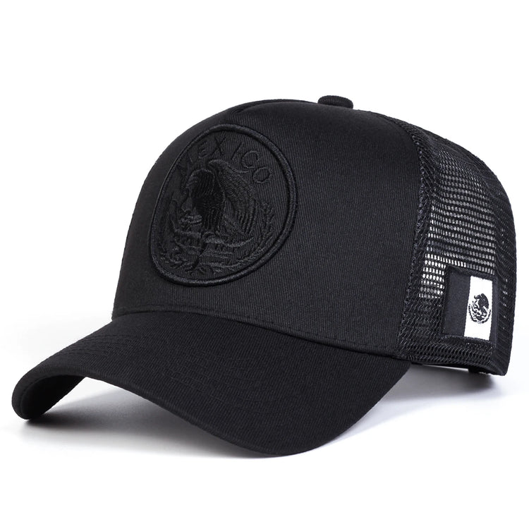 Unisex Mexican Flag Embroidery Baseball Net Caps Adjustable Casual Hats Spring and Summer Outdoor Sunscreen Hat