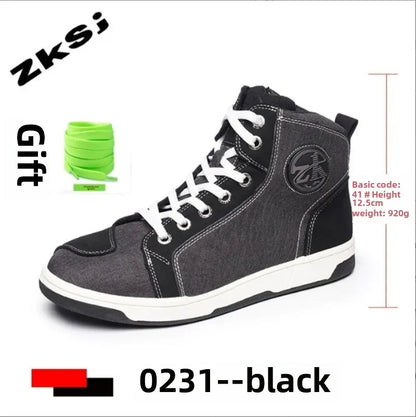 Motorcycle Boots Motos Riders Protective Boots Waterproof Non-slip Motocross Mountain Racing Shoes Casual Shoes 오토바이 부츠