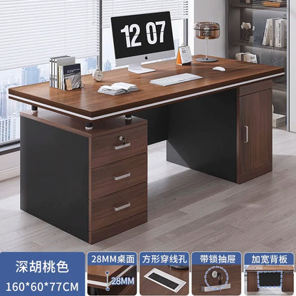 FG Display Luxury Office Desk Bedroom Reception Design Drawers Office Desk Unique Storage Universal Tavolino Postmodern Furnitur