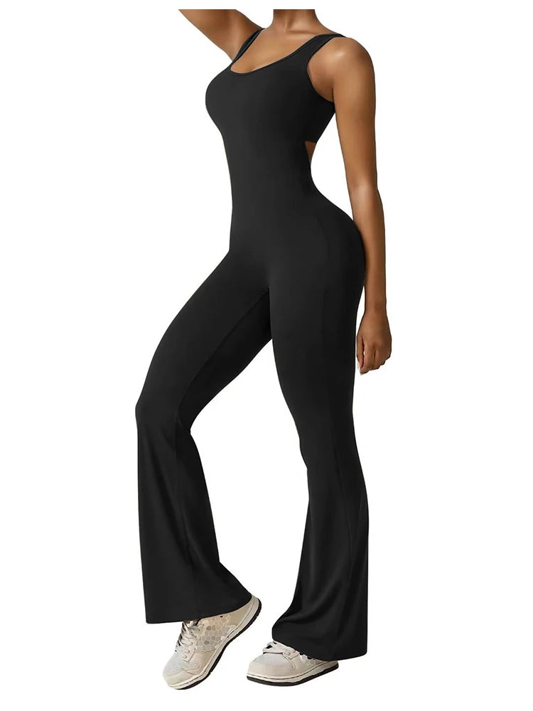 New Gym Set Women Training Yoga Suit Sportswear Women Sports Jumpsuit Fitness Rompers Stretch Female Push Up Workout Bodysuits