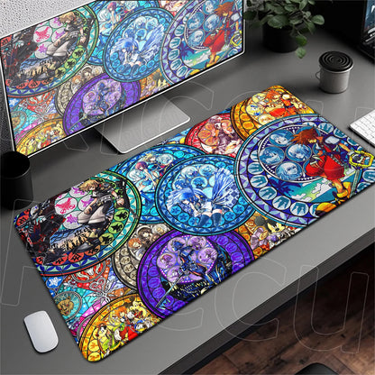 Anime Mousepad Hot Gaming K-kingdom H-hearts Non-Slip Laptop Long Deskmat Xxl Office Extended Mouse Mat Gamer Speed Keyboard Pad