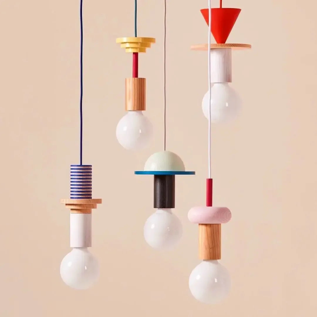 Fast Shipping Nordic Wood LED Pendant Lights Kitchen Home Decor Hanging Lamp Restaurant Ceiling Chandelier Lustre Light Fixture