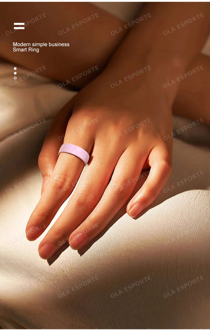 2026 New Hot Couple Smart Ring with Charging Case Heart Rate Sleep Health Monitor Pedometer Fashion Ceramic Ring For Android IOS