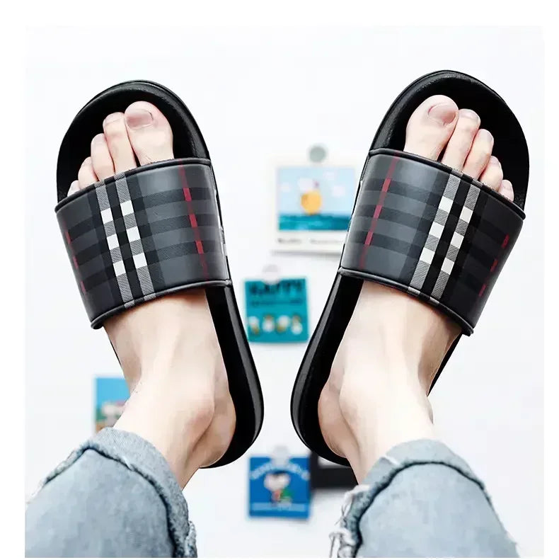 Beach Sandals Stylish Casual Men's Shoes Light Outdoor Breathable Wading Slippers Bathroom Family Men Chaussures Homme Luxe