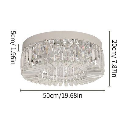 Gold Luxury Crystal Ceiling Lamp Living Room Modern Chandeliers Decoration Led Ceiling Lights Lighting Fixture Diameter 40 50cm