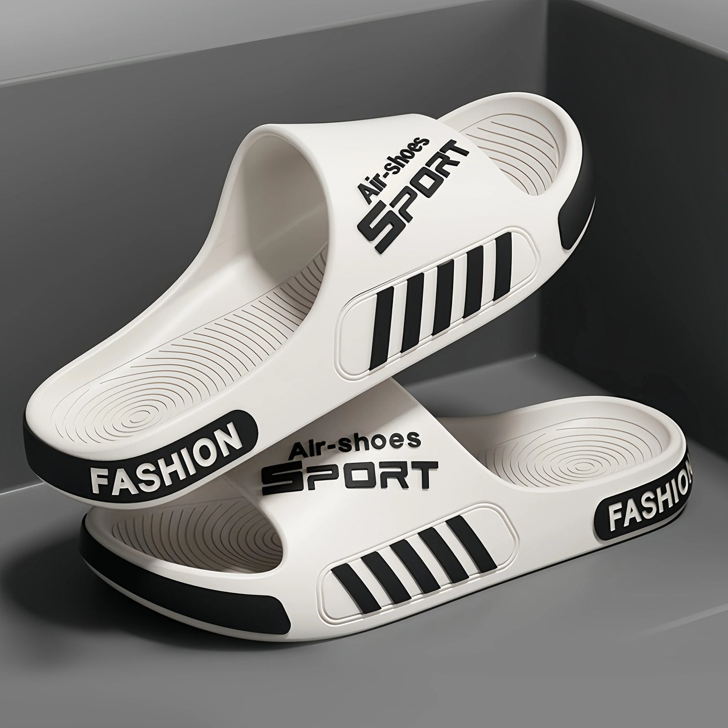 Men's Sport Style Outdoor Slippers Anti-Slip Lightweight for Home And Beach Outdoor Use Comfortable Footwear