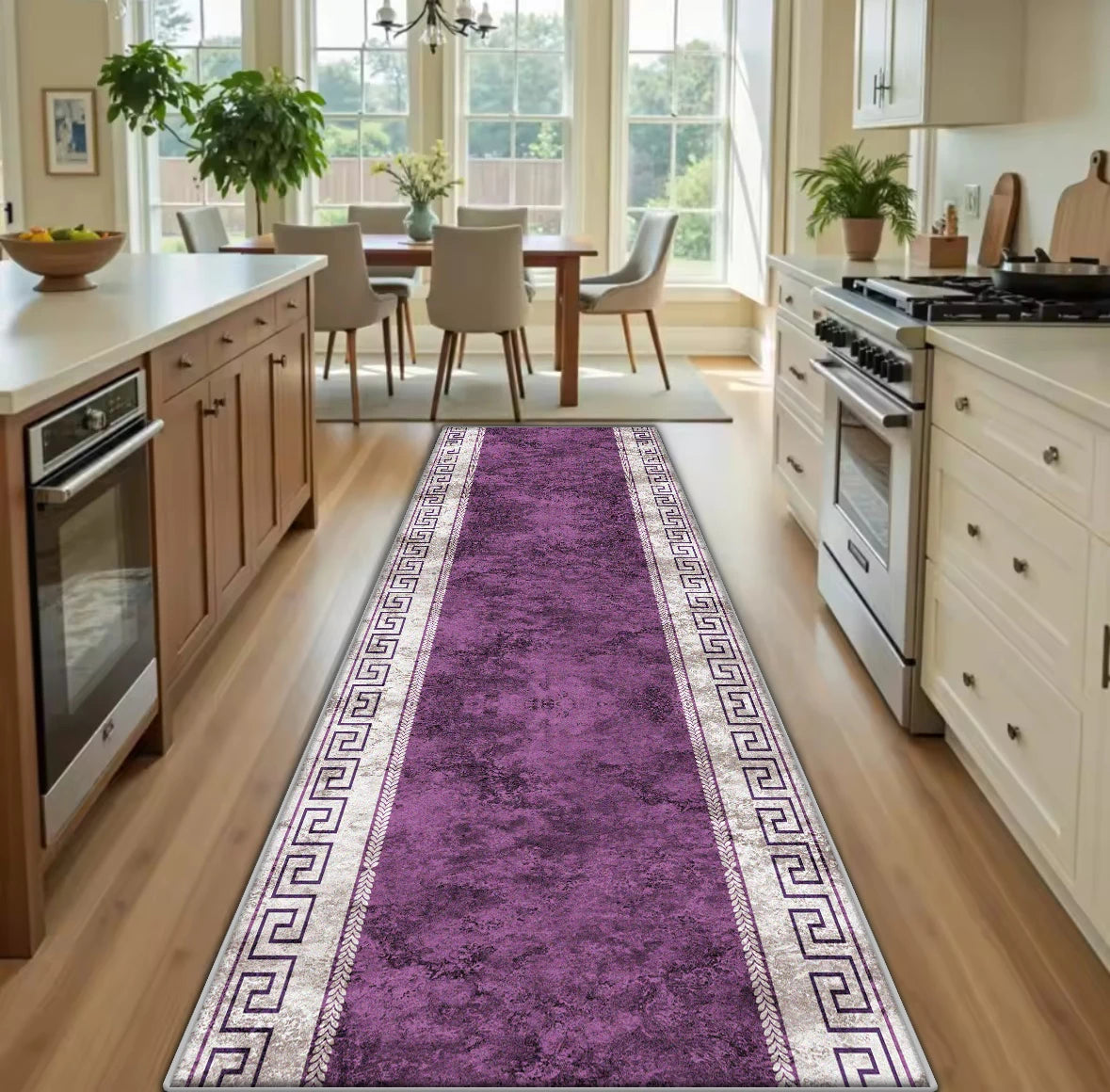 Kitchen Long Runners Carpet Living Room Decoration Corridor Non-slip Rugs Bedroom Doorway Passageway Mat Washable Customizable