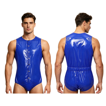 Women Men Washable Diaper Cover Sleeveless Waterproof Bodysuit Swimwear Clubwear Elderly Alzheimer Bedridden Adaptive Clothing