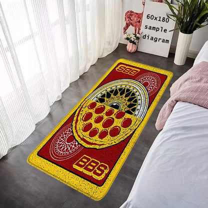 House Entrance Doormat BBS Wheel HubHallway Carpet Living Room Rugs Foot Carpets Bathroom Rug Floor Mats Non-slip Home Decor