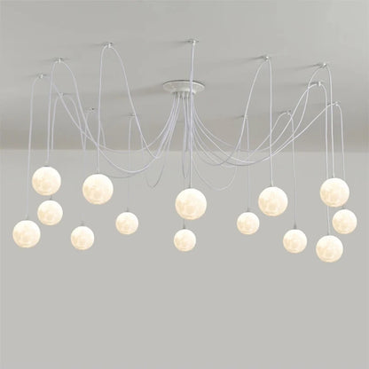 DIY Spider Lights Vintage Chandelier Edison Industrial Hanging Lamp Ceiling Multiple Pendant Light Kitchen Farmhouse Living Room