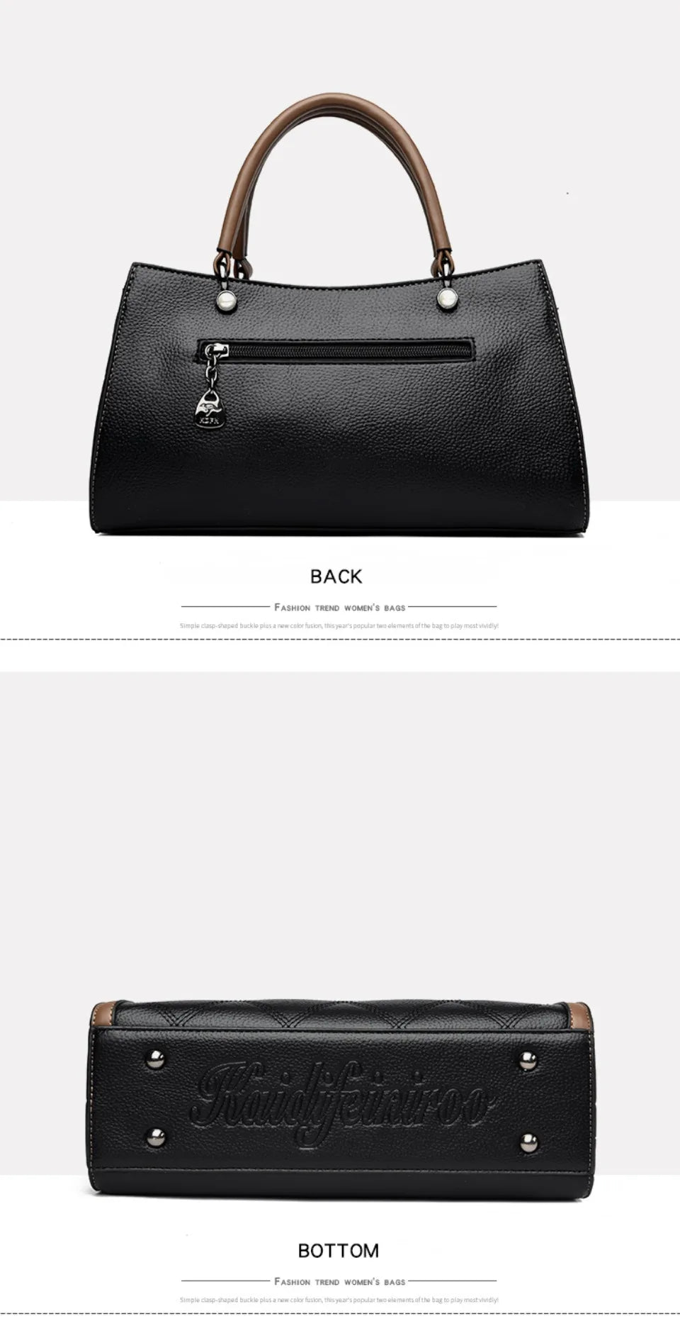 Top Quality Leather Hand Shoulder Bags for Women Luxury Handbags Women Bags Designer Casual Large Capacity Tote Bag Sac