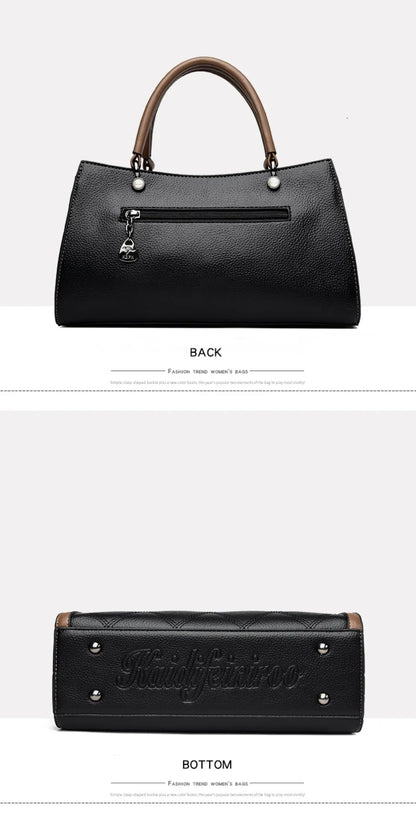 Top Quality Leather Hand Shoulder Bags for Women Luxury Handbags Women Bags Designer Casual Large Capacity Tote Bag Sac