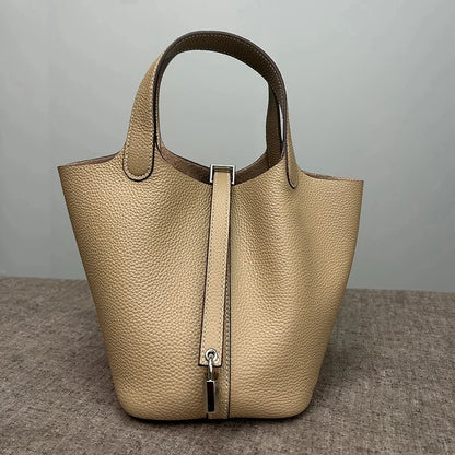 Women Bags Handbags Bucket Bag 18/22 Big Small Fashion Tote Bag Genuine Leather Luxury Quality Designers Lady Hand Bags