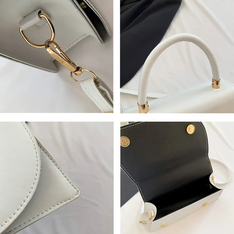Texture Small Bag for Women, New Trend This Year Solid Color Crossbody Bag, Fashionable Hand-held Small Square Bags Trend