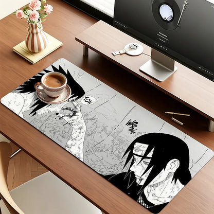 Adventure Anime N-NARUTO Mouse Pad Square Office Gaming Desk Mat Waterproof Non-Slip Rubber Decorative