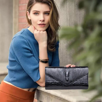 Luxury Crocodile Bags Women Leather Chain Crossbody Bags For Women New Handbags Shoulder Bags Messenger Female Clutch