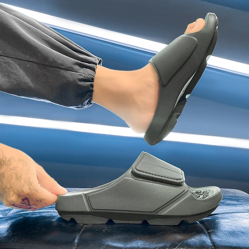 Outdoor Sandals Beach Casual Shoes New Summer Men Massage Slippers Sides Indoor Soft Sole Slides Men Flip-flops Men's Footwear
