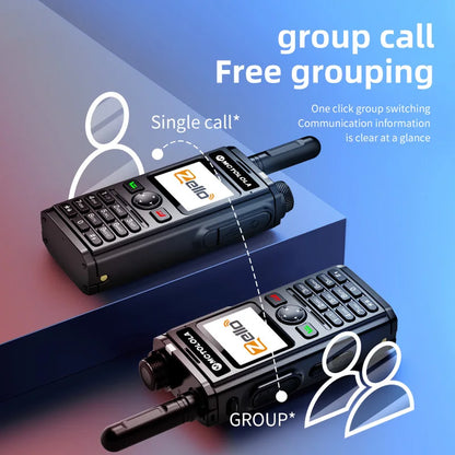 MOTOLOLA Zello 2G 3G 4G POC Walkie Talkie Android 8.1 Bluetooth Global PTT WiFi Handheld bidirectional radio 5000km