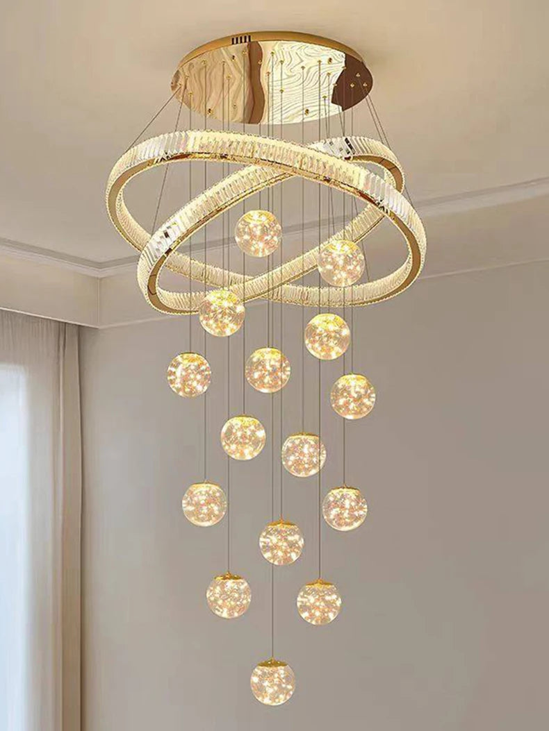 Home decorationPendant lights, luxury crystal living room chandelier, bedroom Pendant lamp, ceiling light, indoor lighting
