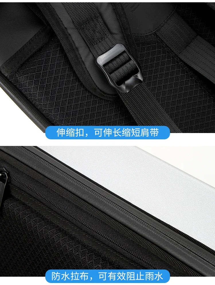 Gaming Laptop Backpack Anti-theft Waterproof Backpack USB Men's PC Hard Shell Business Travel Backpack Stereotype Game Bag 17.3