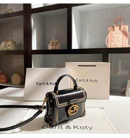 2025 Winter New in Handbags and Luxury Designer Bags for Party Popular and Delicate Square Make Up Handbag with Premium Leather