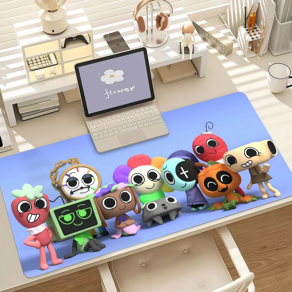 Game D-Dandys W-world Gourdy Mouse Pad Anti Slip Rubber Edge Locked Thickened Laptop Gaming Desk Mat