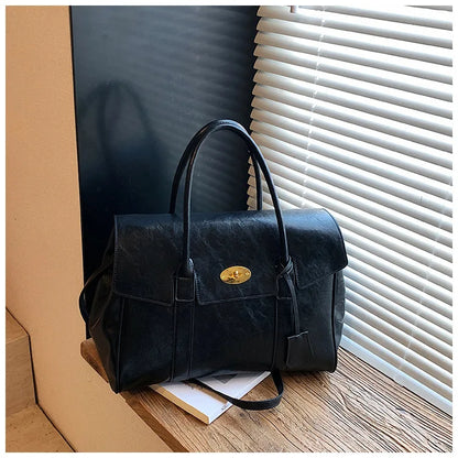 Fashion Women's High-quality Pu Leather Handbag 2026 New Business Large Capacity Commuter Shoulder Crossbody Bags for Women