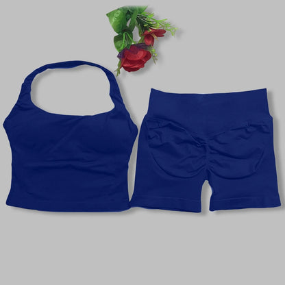 two pieces yoga outfits DF impact gym clothing fitness pants set DFNNYE woman Halter Top sports leggings Gym workout sets