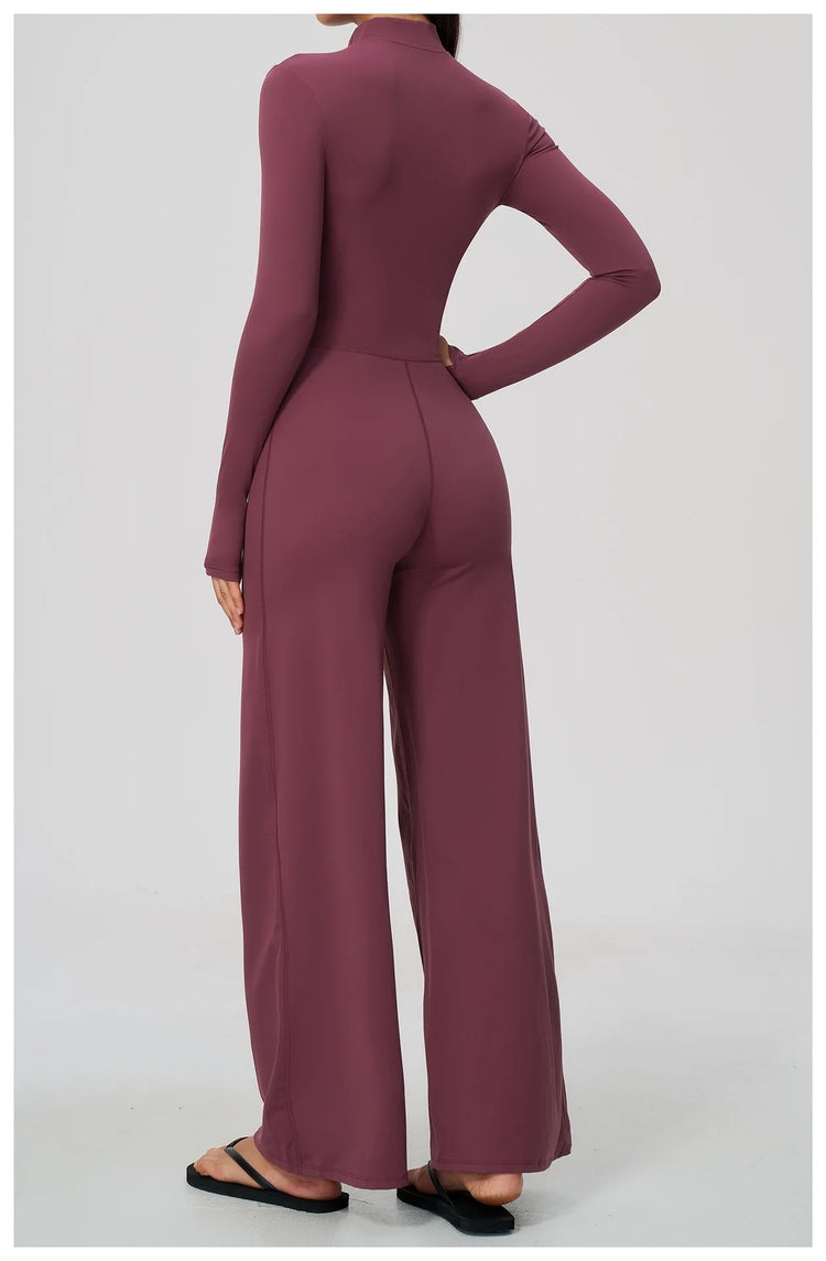 Summer Long Sleeve Yoga Suit Women's Tracksuits Gym Clothes Training Sportswear Fitness Sports Bodysuit Female Workout Overalls