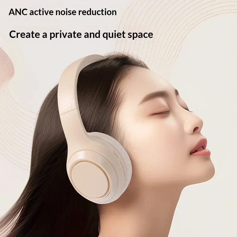 Lenovo Bluetooth 5.3 Earphones Over-ear Foldable Computer Wireless Headphones Gaming Headset 360° Stereo Sound Headset Original