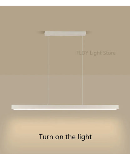 Dining room chandelier Nordic modern lamp dining table bar lamp restaurant lights kitchen lights office company led strip lamps
