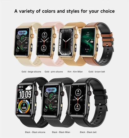 2025 New AI Health Manager Smart Watch Men Blood Pressure Blood Oxygen Sports Bluetooth Call Waterproof Health SmartWatch