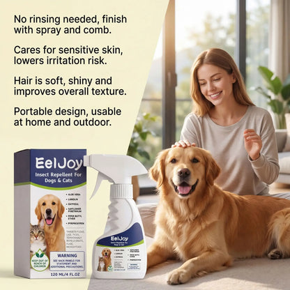 Pet Flea Tick Repellent For Dogs Cats Daily Pest Control Soothing Gentle Care External Parasite Treatment Pet Supplies
