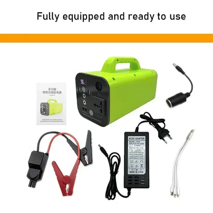 500W 80000mah Portable Power Station Emergency Power Supply Charging Station 220v for Home Power Bank Generator Battery Backup