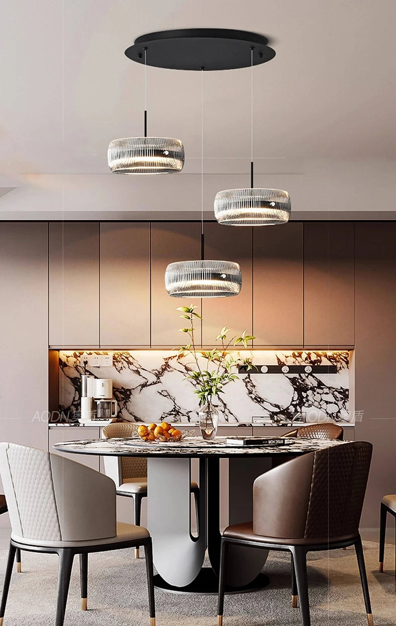 Modern home decor ring led lights pendant light lamps for living room Chandeliers for dining room hanging light indoor lighting
