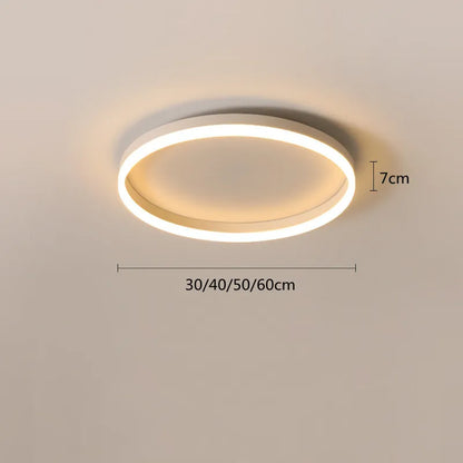 Modern Bedroom led Ceiling Lights Round Remote Control Dimmable led Living Room Ceiling Light White/Black Indoor Ceiling Lights