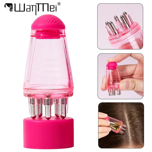6ML Scalp Applicator Liquid Comb Essential Oil Portable Mini Massage Hair Growth Serum Oil Nourish Comb Hair Root Care Tools