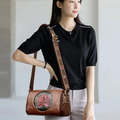 Shoulder Bag Casual Women Handbag Soft Leather Shoulder Crossbody Bags for Women New Fashion Print Ladies Messenger Tote Bag