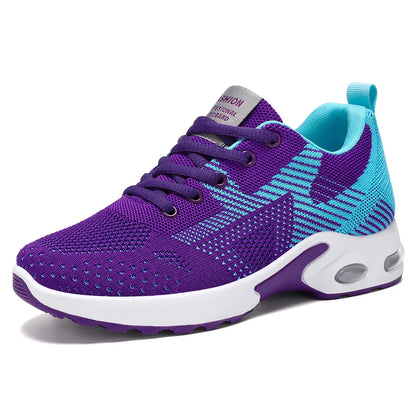 Women Platform Casual Sneakers Shoes Mesh Breathable Running Shoes Chunky Summer Sports Tenis Shoes 2025 Luxury Vulcanize Shoes